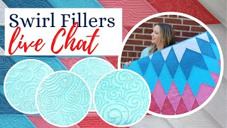 Tips for Machine Quilting Swirl Designs Live Chat with Angela Walters - Thursdays @ 3pm central