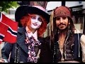 Jack sparrow and mad hatter cosplay