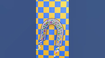 Eyeballs U-Bend #satisfying  #animation #blender3danimation