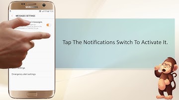Set Message Notifications Samsung phones user guide support