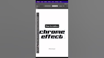 How to Create a Chrome Effect in Adobe Illustrator