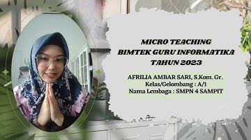 Micro teaching untuk Tugas Bimtek Informatika 2023 - (𝐌𝐚𝐭𝐞𝐫𝐢 𝐀𝐧𝐚𝐥𝐢𝐬𝐢𝐬 𝐃𝐚𝐭𝐚).
