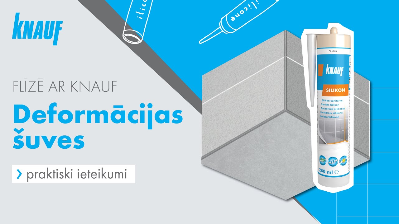 Flīzēšana - deformācijas šuves - YouTube