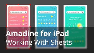 Working with Sheets—Amadine for iPad and iPhone Tutorials