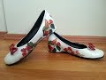 DIY: Handcraft Projects - How To Decoupage On Shoes -  REVAMP YOUR OLD SHOES