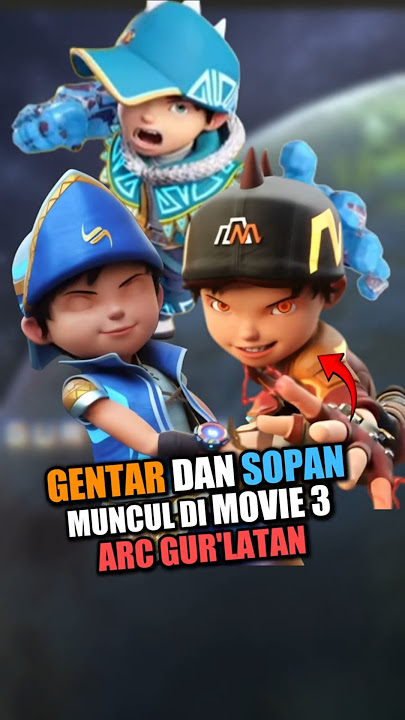 Boboiboy Fearless & Polite Appears in Movie 3 #boboiboy