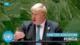 🇬🇧 United Kingdom - Prime Minister Addresses UN General Debate, 76th Session (English) | #UNGA