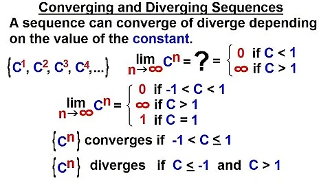 Calculus 2: Infinite Sequences and Series (4 of 62) Converging and Diverging Sequences