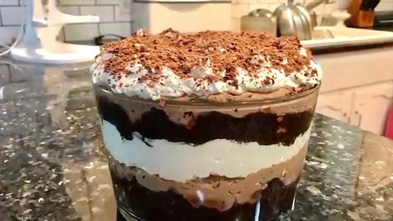 Chocolate Mousse Trifle - YouTube