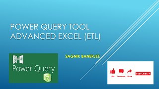 POWER QUERY TOOL || ETL || ADVANCED EXCEL TOOL screenshot 1