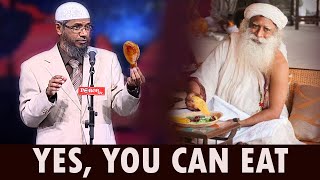 Sadhguru Destroys Zakir Naik's MEAT branding | Non Veg