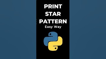 star triangle pattern | python star pattern tutorial #starpattern #pythoncoding #coding #shorts