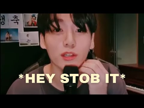 jungkook saying HEY STOB IT (2021)