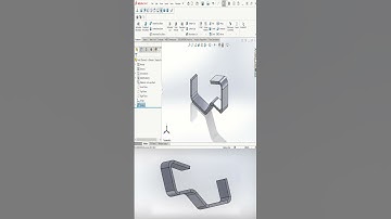 SolidWorks Tutorial: Practice Problem 8.10 #solidworks #solidworkstutorial #cad #feature #sweepboss