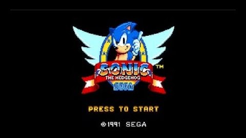 Sonic 1 SMS remake (completed full game) (all emeralds were obtained before the video)