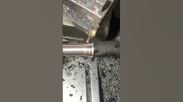 The hard shaft cutting process in lathe machine #hardwork #machinist #workshop #cnc #youtubeshorts