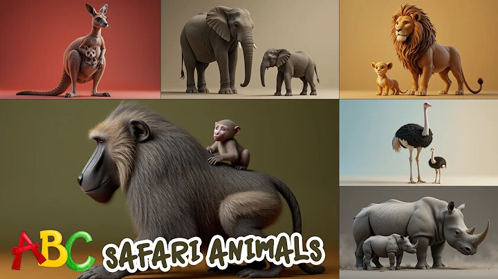 ABC Safari Animal Sounds Song | Nursery Rhymes & Kids Songs - Learn Animal Names