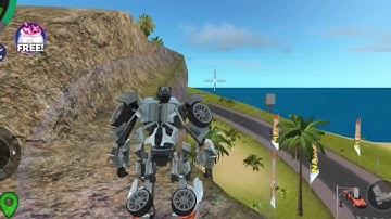 Optimus prime multiple transformation jet robot car game 2024 android gameplay