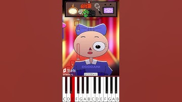 Ragatha Bakeover (@DDDDani1) Amazing Digital Circus Animation - Octave Piano Tutorial