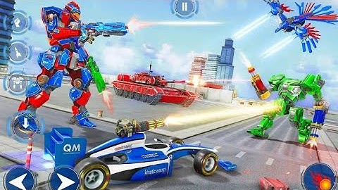 Police Robot Tank Tranform Eagle****Robot Car Android game play