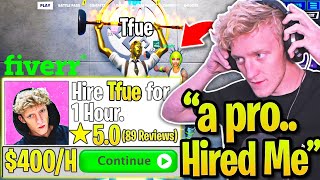 Controller Pro HIRES Tfue to Coach Him & This Happens... (Fortnite)