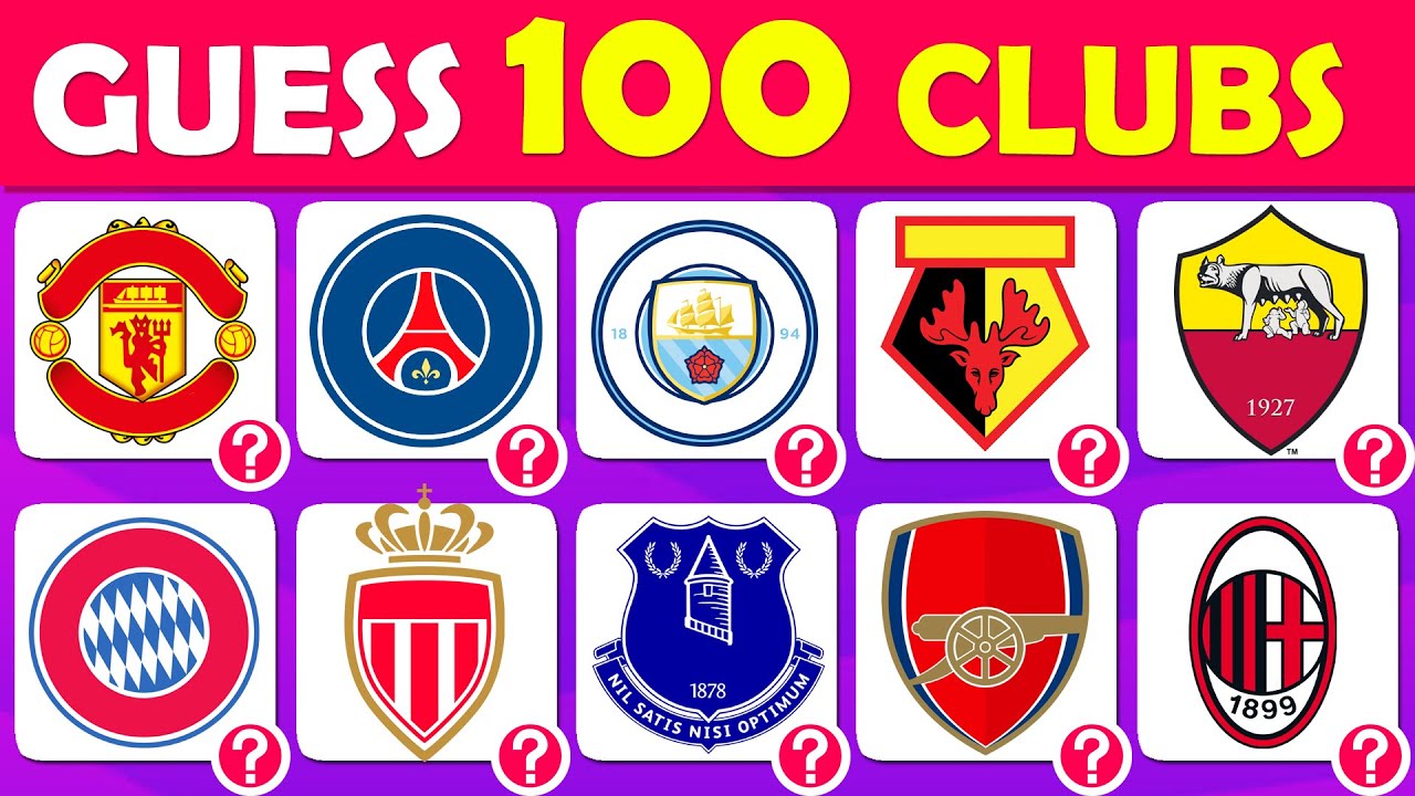 Guess The Football Club Logo  Only True Football Fans Can Get 100% 