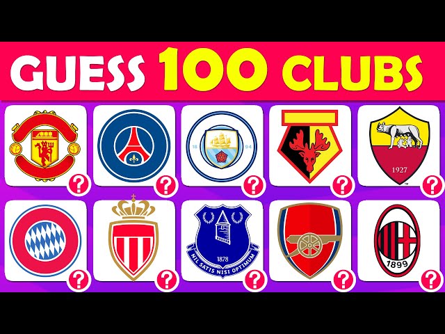 Guess the Football Team Logo  Football Quiz 2023 