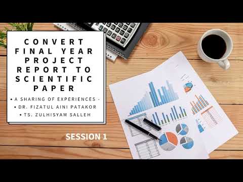 Session 1: Convert FYP Report to Scientific Paper