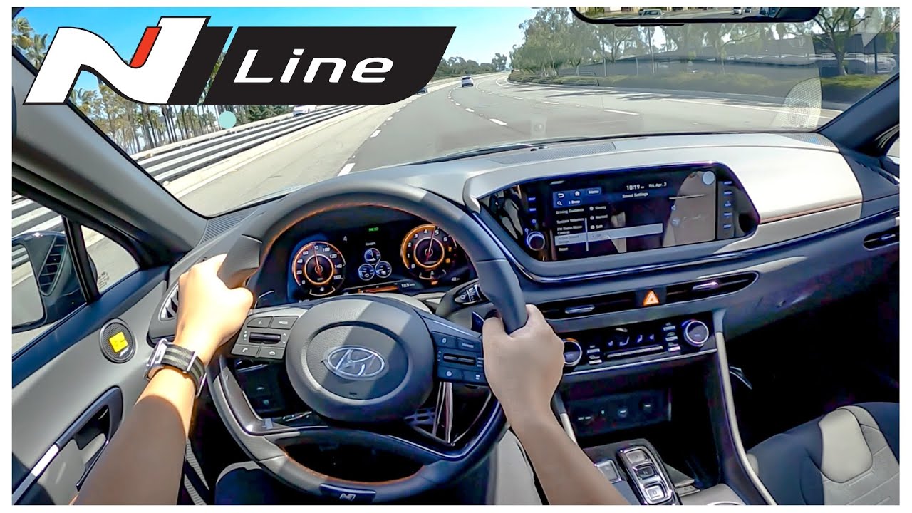 2021 Hyundai Sonata N Line POV Test Drive - Surprisingly Fun Sport ...