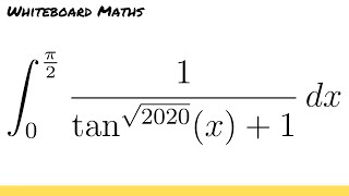 An unusual approach - MIT integration bee (2020 qualifiers, Q15)