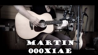 Martin 000X1AE  - loops  with only mics with Ditto Looper