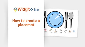 Widgit Online - How to Create a Placemat
