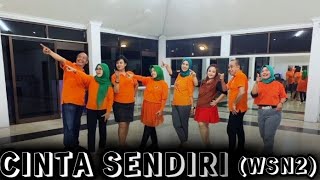 CINTA SENDIRI (WSN2) Line Dance || By Sofyan A, Metty, Ati Setiyawati, Elia Lelin, Cindy Crawford 🇮🇩