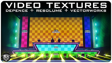 VIDEO TEXTURES TUTORIAL | Depence + Resolume + Vectorworks