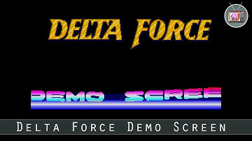 Delta Force Demo Screen by Delta Force, 1988 | Atari ST Intro