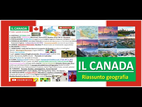 Video: Caratteristiche del Canada