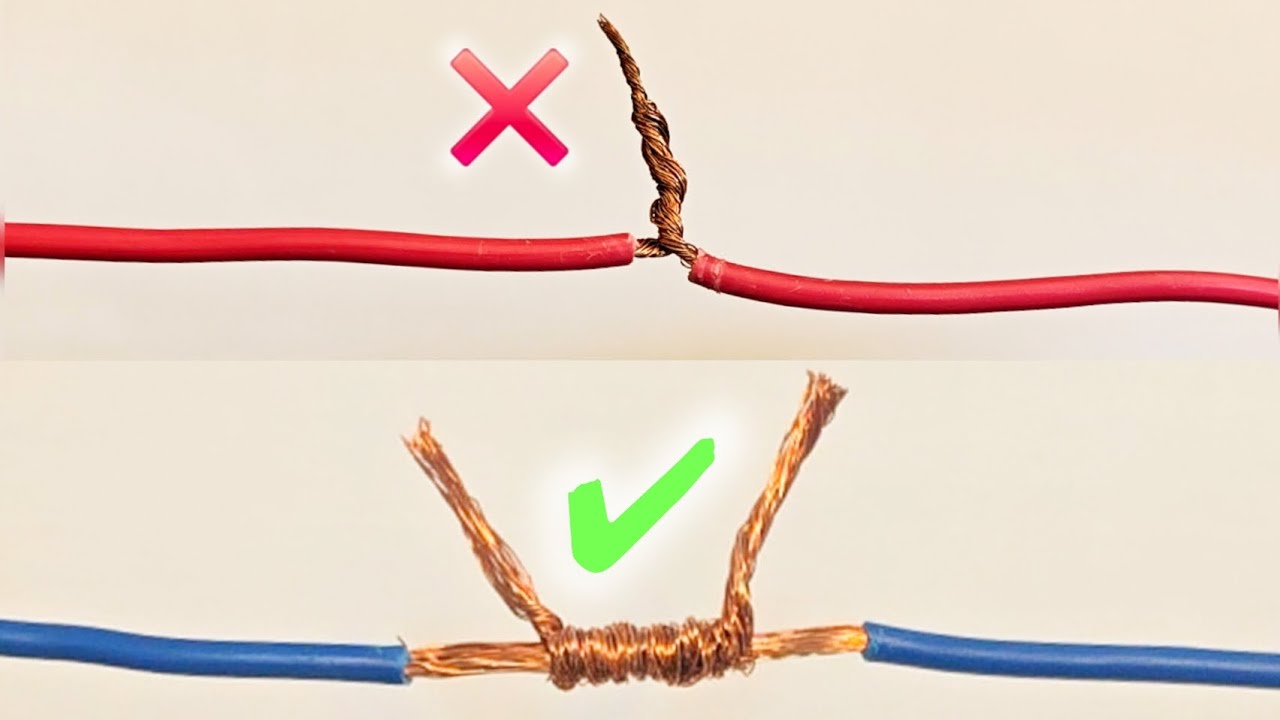 Simple and safe training: the correct way to connect two electrical wires in less than 5 minutes!