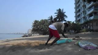 Flip practising(Gainer) Bboy Nevermind