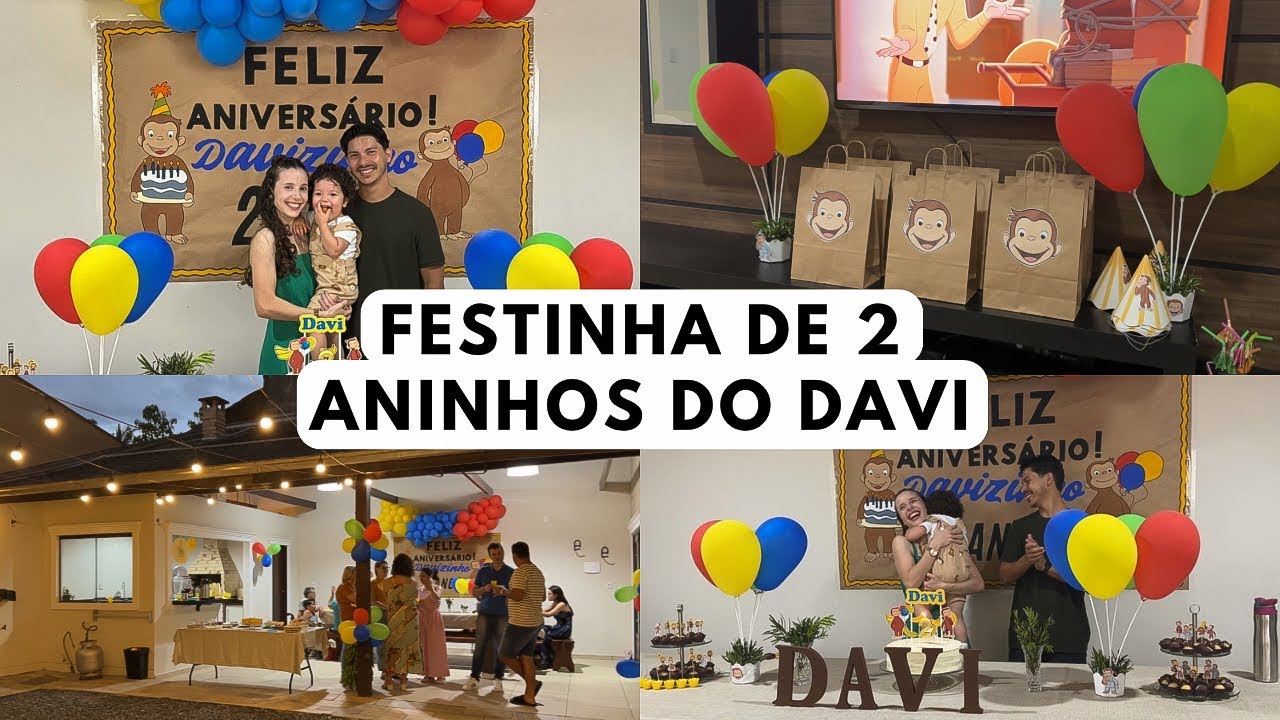 VLOG: festa de 2 aninhos do Davi na nossa casa✨Bastidores, decoração & tudo que fiz à mão pra festa!