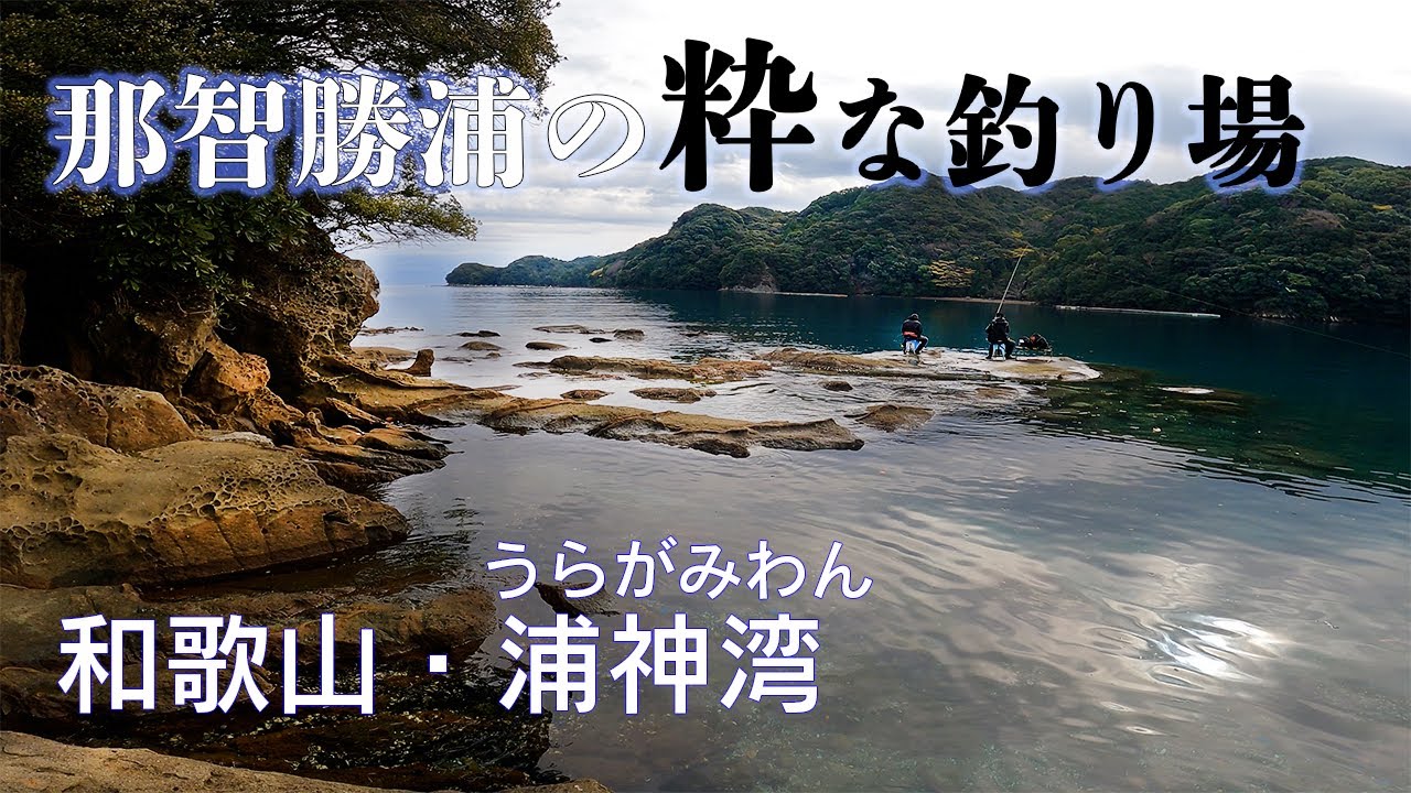 【釣り場動画#47】和歌山・那智勝浦の浦神湾は湾奥で車横付けできる穏やかな釣りポイント