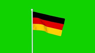 4K GERMANY FLAG | GREEN SCREEN | 2 VERSIONS | FREE DOWNLOAD