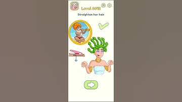 Dop 2 (Delete One Part) Level - 3645 Straighten her hair #shorts #shortsfeed #viralshorts