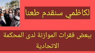 الكاظمي: سنقدم طعناً ببعض فقرات الموازنة لدى المحكمة الاتحادية