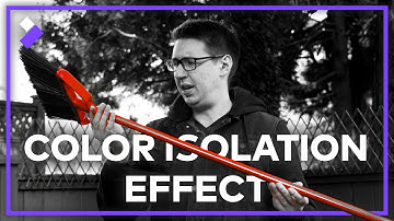 Color Isolation Effect | Wondershare FilmoraPro Tutorial