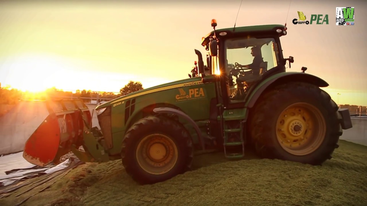 NEW - CHOPPING sorghum -  CLAAS JAGUAR 980 & JD 8000 X 3 - TRINCIATO - GRUPPO PEA