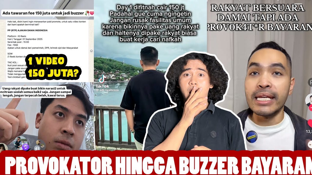 JEROME POLIN DITAWAR 150 JUTA BUAT JADI BUZZER? TIKTOKERS ADI SYAHREZA BANTAH JADI BUZZER