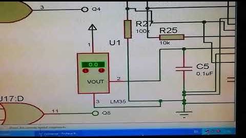 Sensor de temperatura lm35 visualizado en display