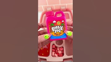 Packing School Lunch with Pink CANDY *Bento Box* Satisfying Video ASMR! #asmr 🍓🍭🍬