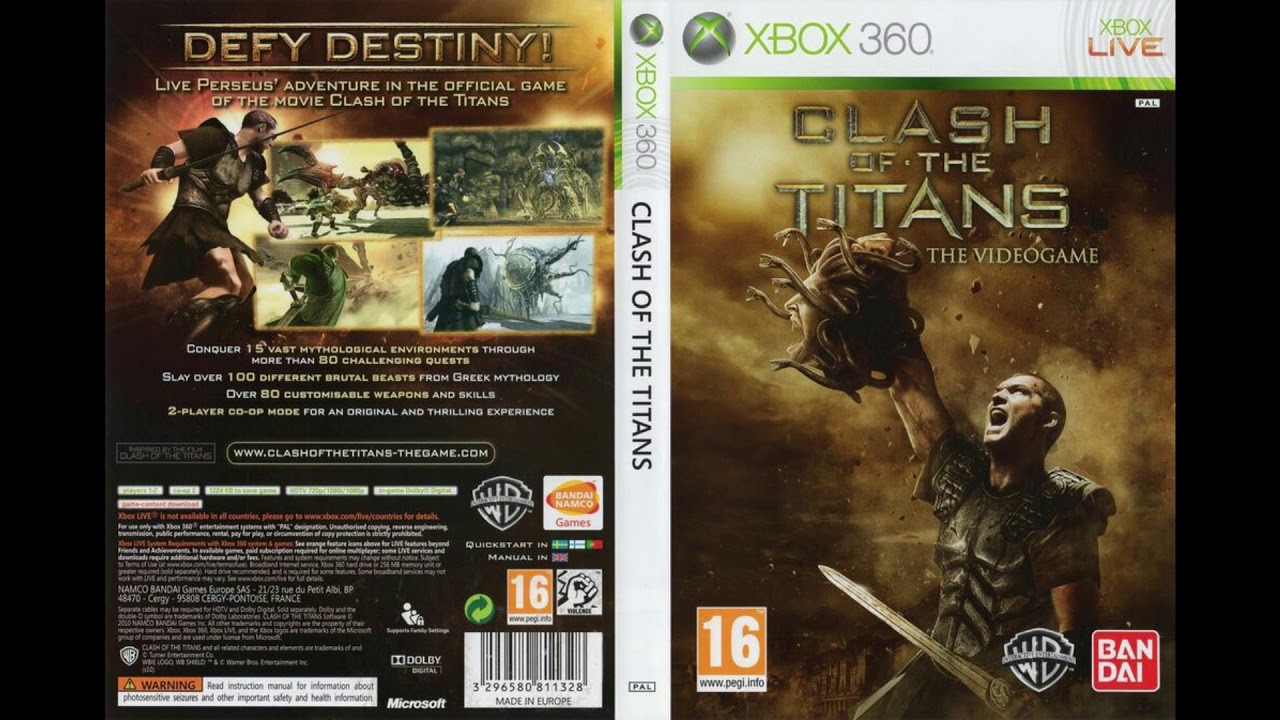Clash of the Titans XBOX 360 RGH (DESCARGAR) - YouTube