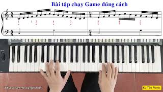 Cách CHẠY GAME giúp ngón đàn NHANH - ĐẸP - ĐỀU | Ku Tèo Piano. screenshot 5